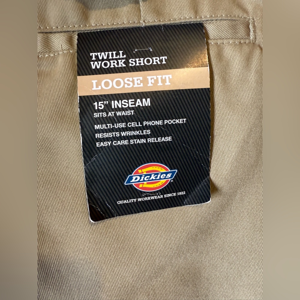 Dickies Men's Khaki Chinos - Picture 3 of 5